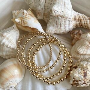 Gold filled Beaded Bracelet Set